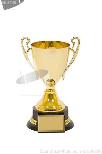 Image of Trophy isolated on white background