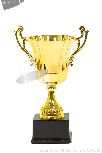 Image of Trophy isolated on white background