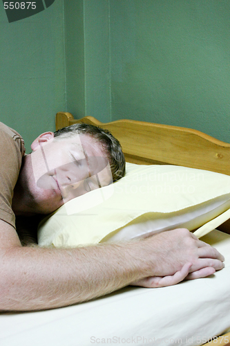 Image of Man sleeping