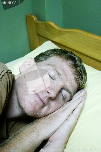 Image of Man sleeping
