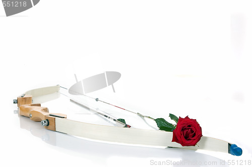 Image of Bow, arrow and the rose