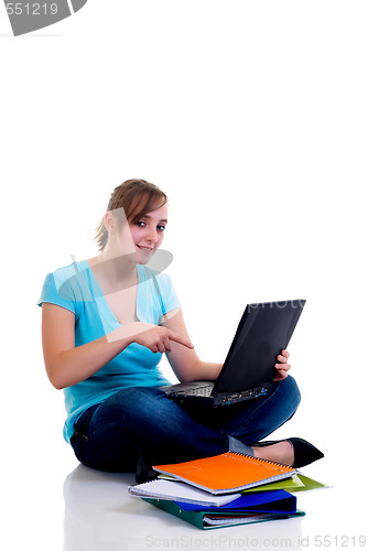 Image of Teenager schoolgirl