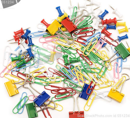 Image of paperclips and pins