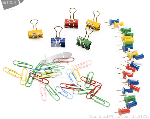 Image of paperclips and pins