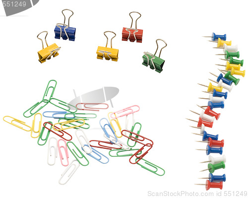 Image of pins and paperclips