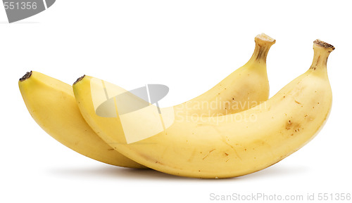 Image of two ripe bananas