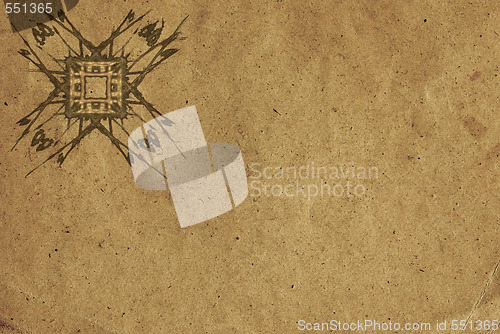 Image of grungy paper with fractal