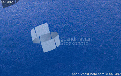 Image of blue leather background