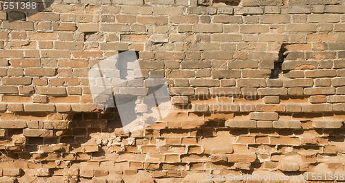 Image of brick old wall