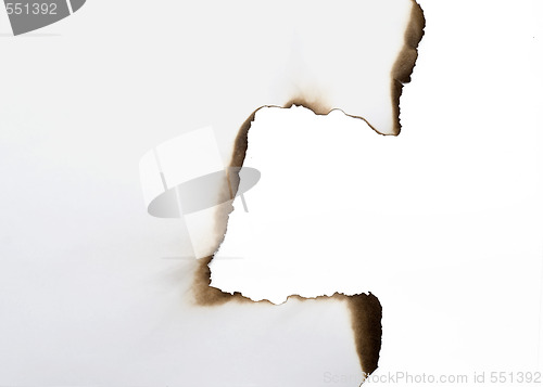Image of burnt edge