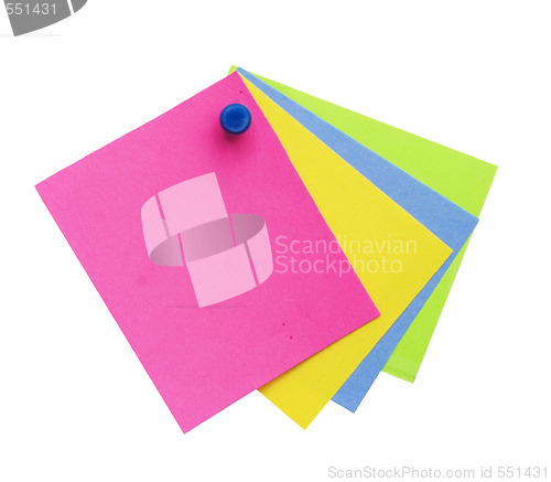 Image of color post-it