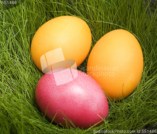 Image of easter eggs