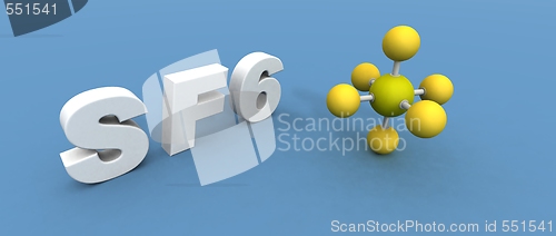 Image of sulfur hexafluoride