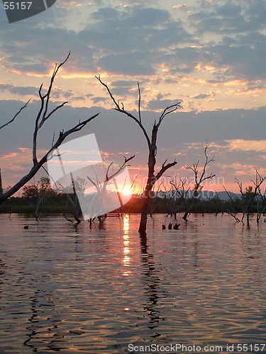 Image of Sunset at the Lagoon