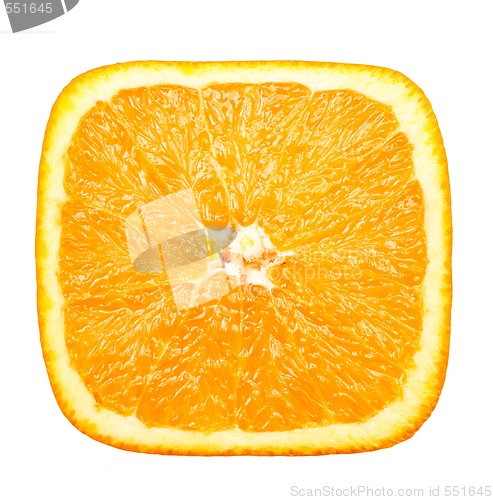 Image of square slice of orange