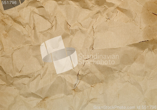 Image of ancient wrinkled paper