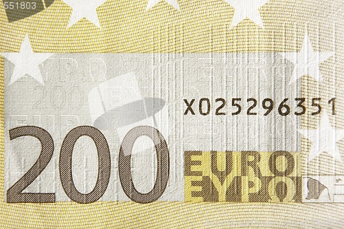 Image of 200 Euros B-side