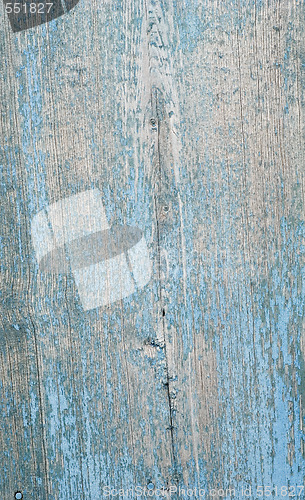 Image of blue wooden plank