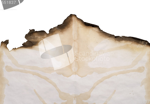 Image of burnt edge blank