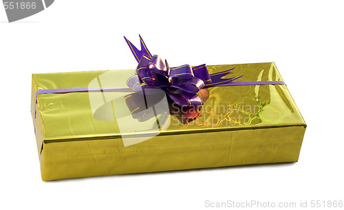 Image of golden gift box