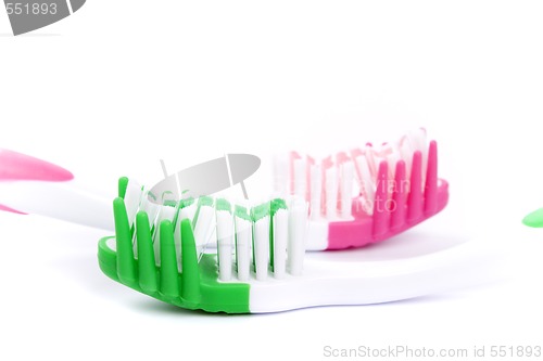 Image of two toothbrushes