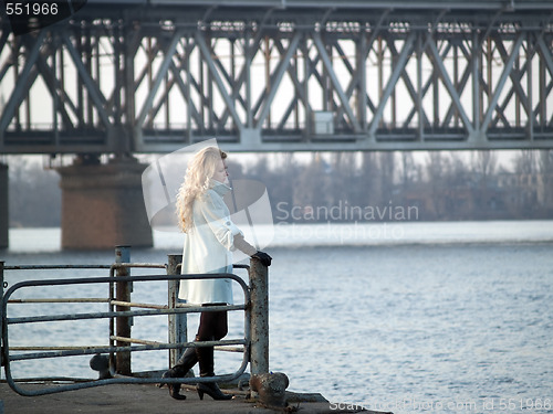 Image of Lady on promenade