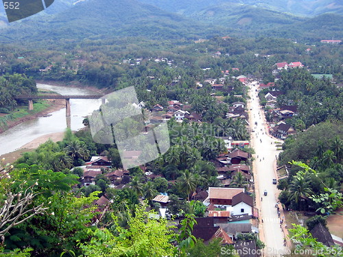 Image of Luang Prabang overview. Laos