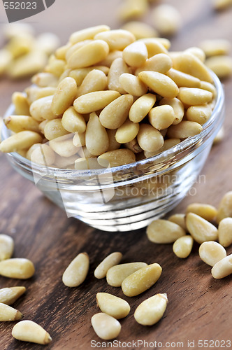 Image of Bowl of pine nuts