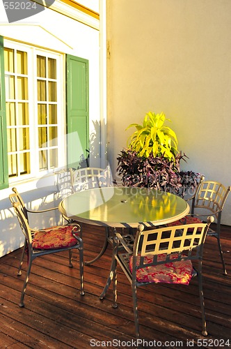 Image of Patio furniture