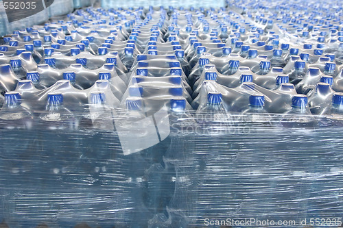 Image of stack bottled water 