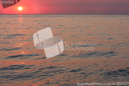 Image of sunrise in Greece