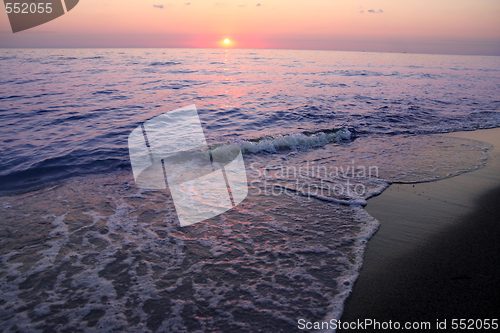 Image of sunrise in Greece