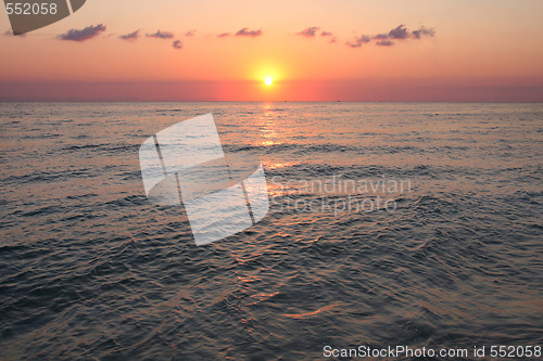 Image of sunrise in Greece