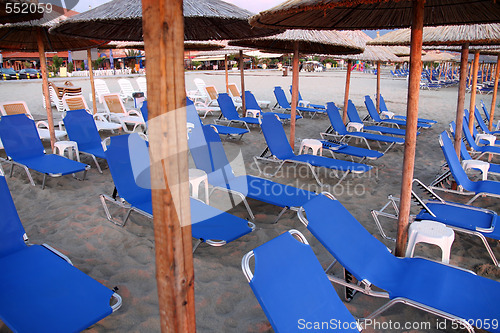 Image of parasol and deckchair