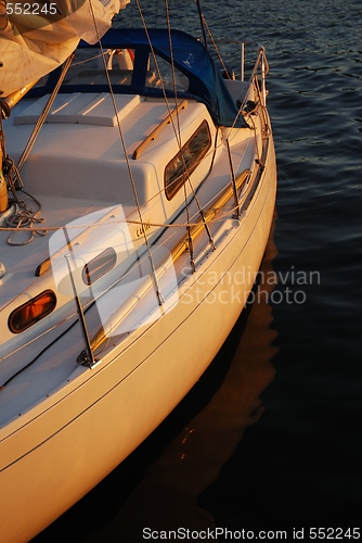 Image of The Yacht at Dusk.