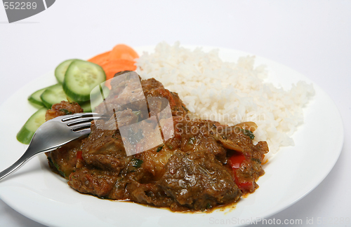 Image of Mutton vindaloo curry