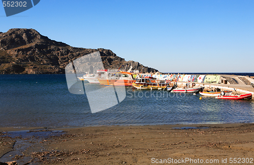 Image of Plakias harbour Crete