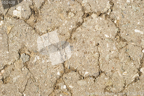 Image of rifts on asphalt