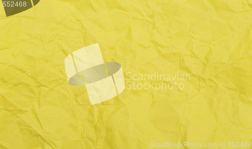 Image of wrinkled yellow paper