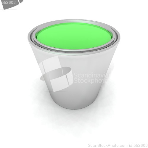Image of green paint can
