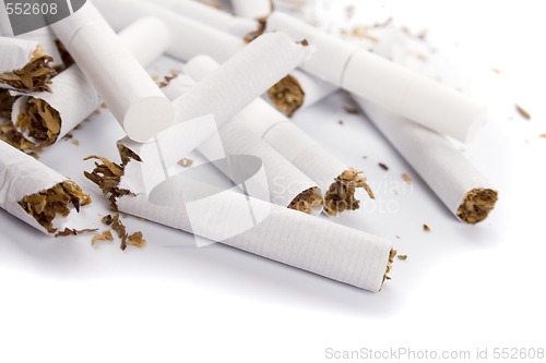 Image of broken cigarettes