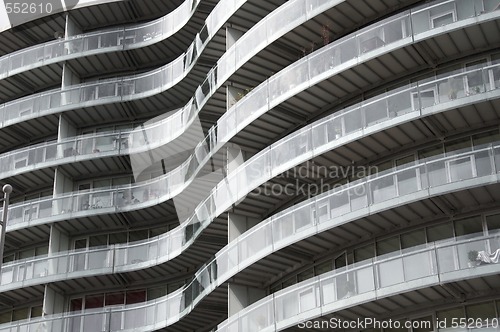Image of Curved balcony