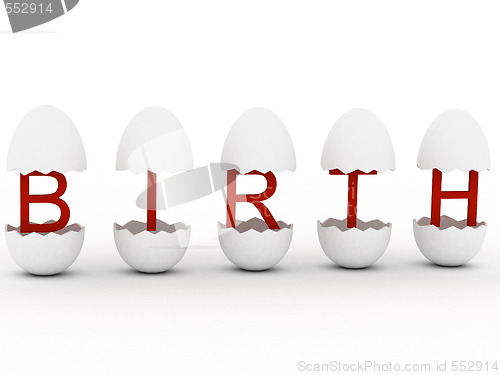 Image of "Birth" in egg