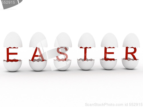 Image of "Easter" in egg