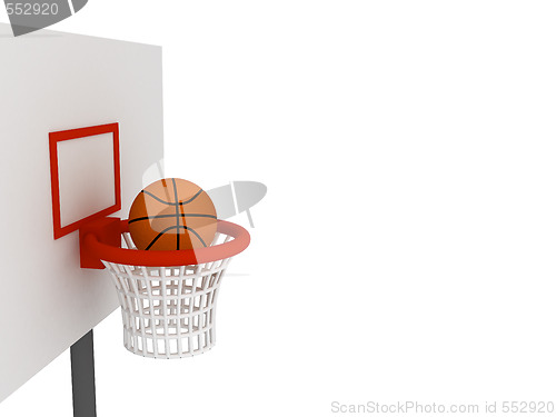 Image of Ball in basket