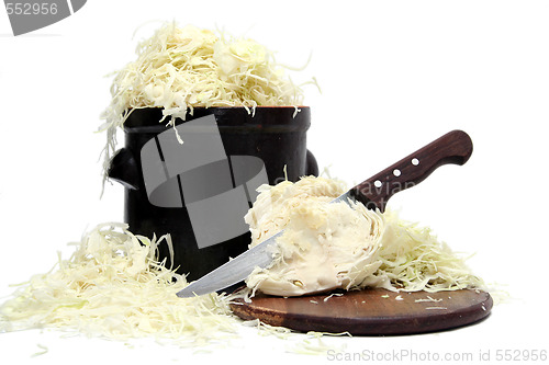 Image of Preparing sauerkrout