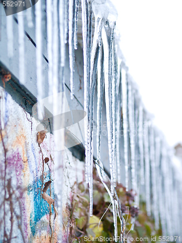 Image of Ice cold Icicles hanging down