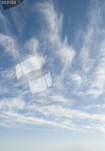 Image of beautiful dark blue sky
