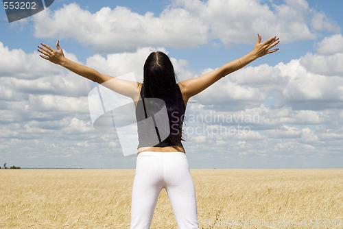 Image of relaxing woman
