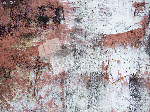 Image of paint rusty metal